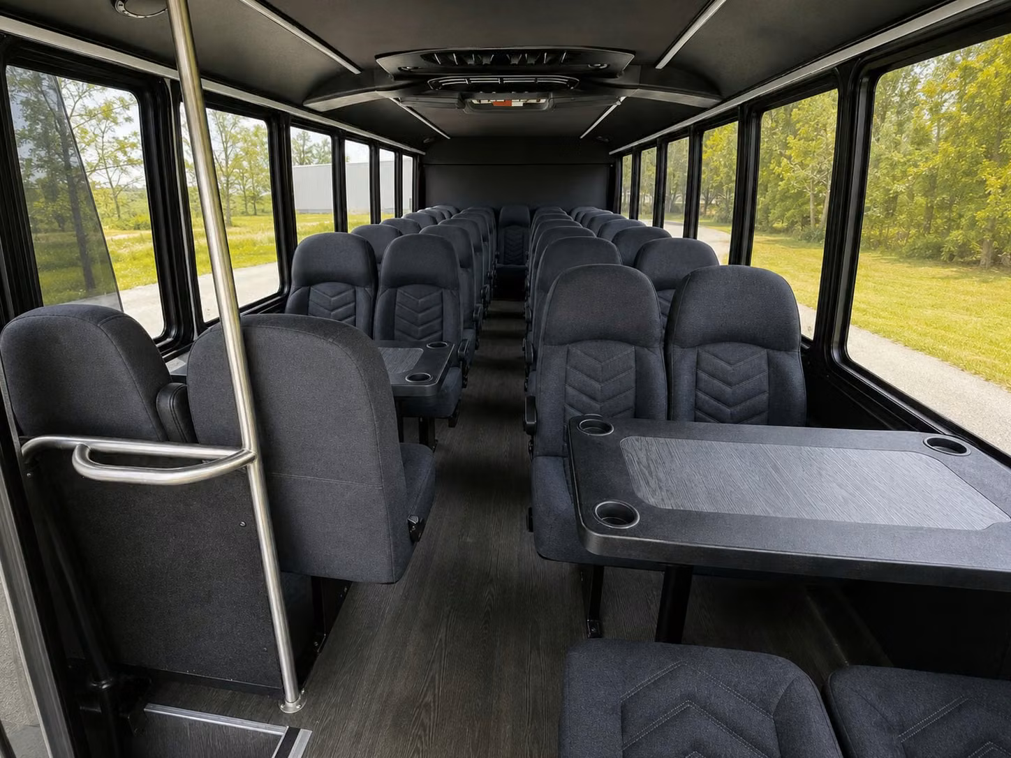 15 passenger minibus interior