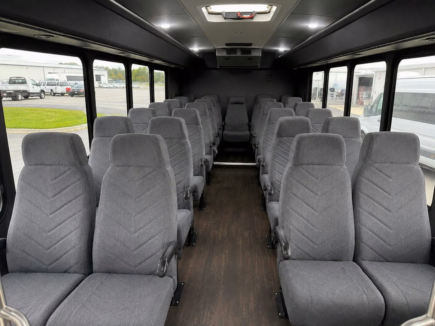18 passenger minibus interior