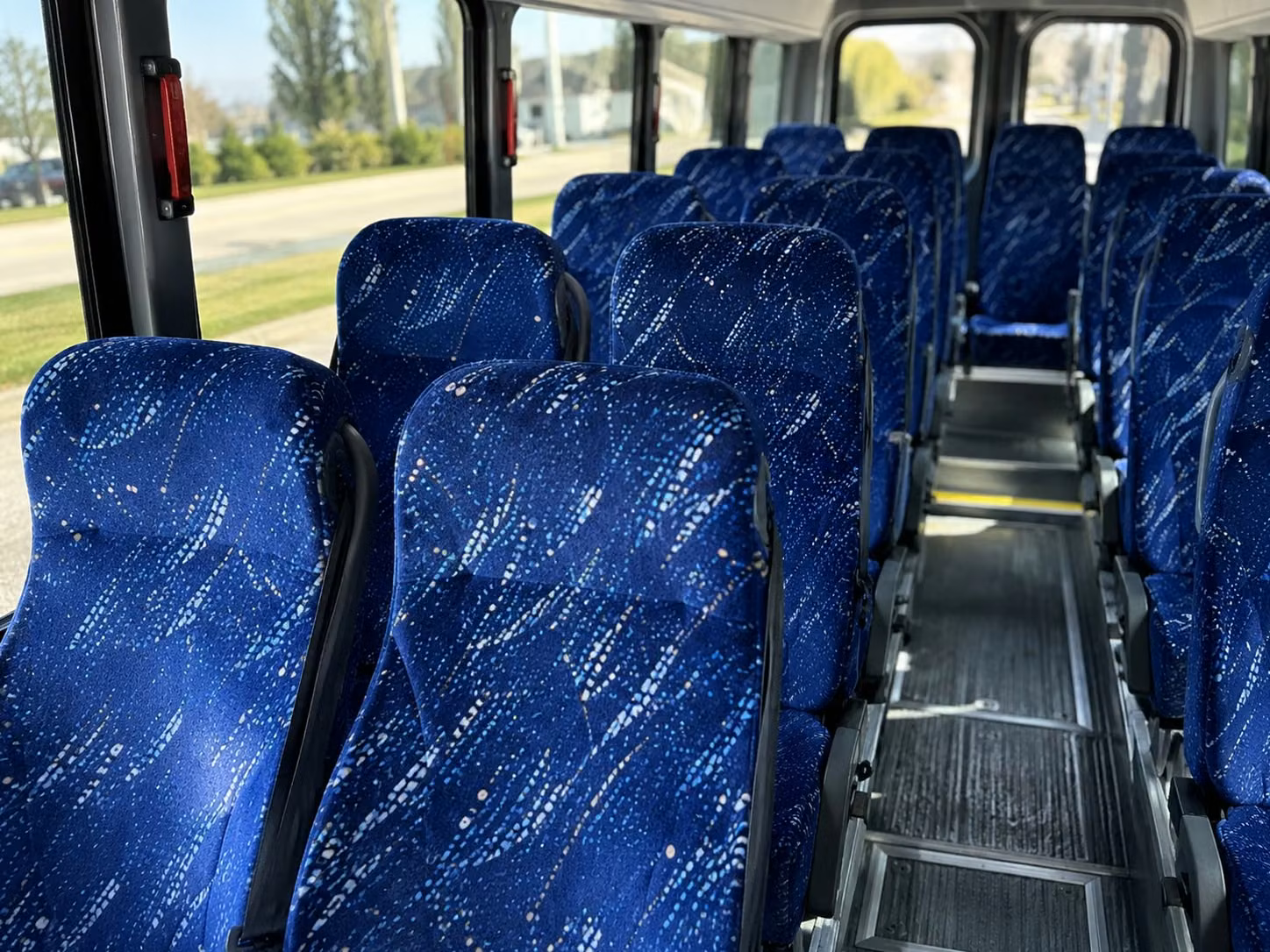 20 passenger minibus interior