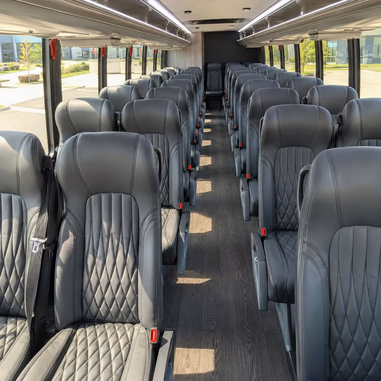 25 passenger minibus interior