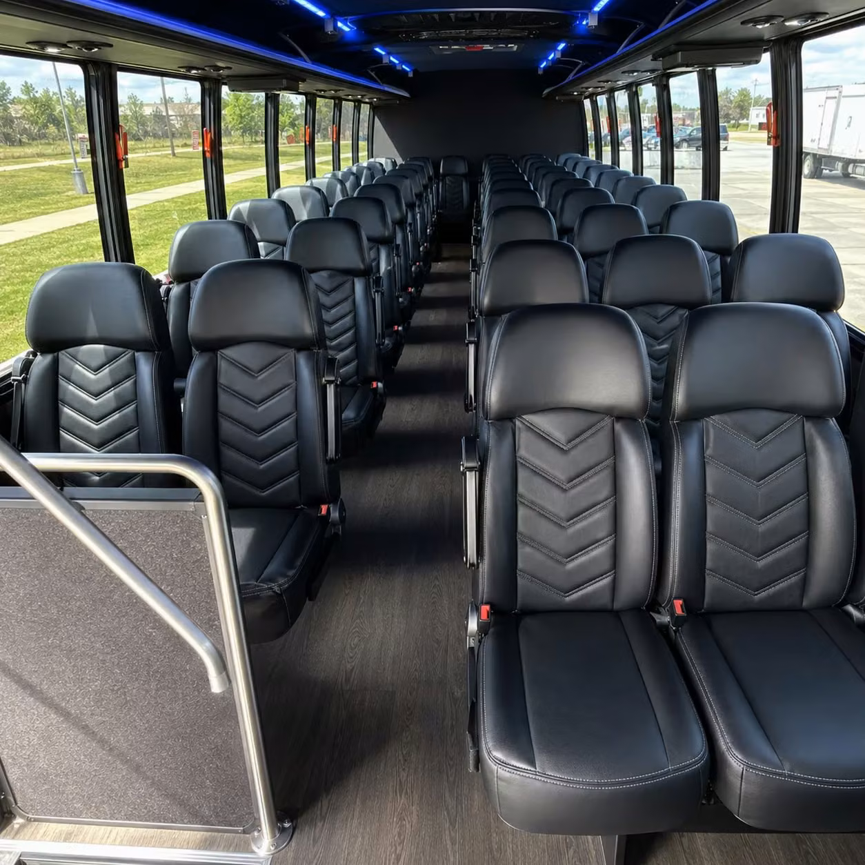 28 passenger minibus inside