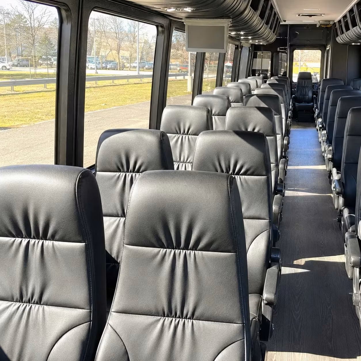 28 passenger minibus interior