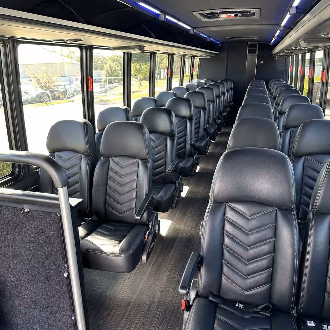 35 passenger minibus inside