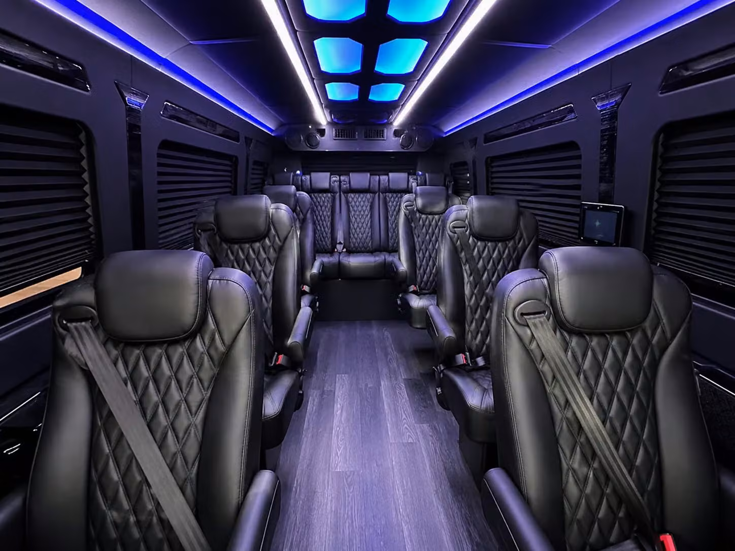sprinter van with driver interior